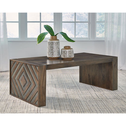 Dreggan Coffee Table - Brown
