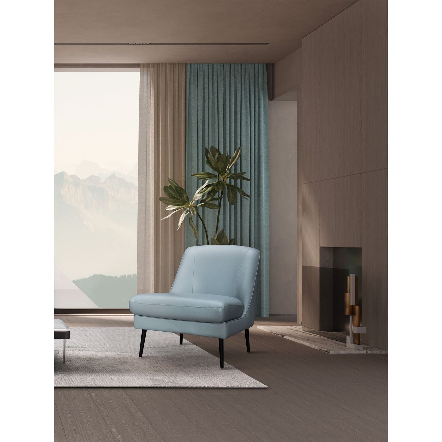 Creative Accent Chair - Rio Robins Egg Blue