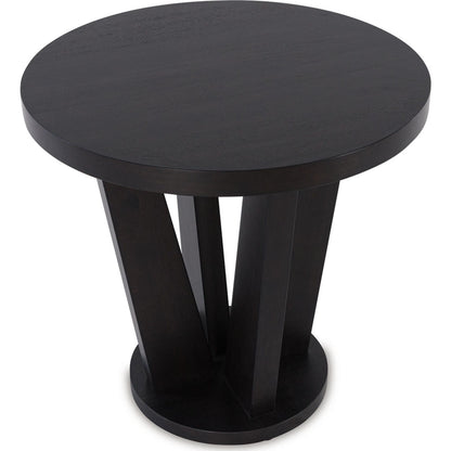 Chasinfield End Table - Dark Brown