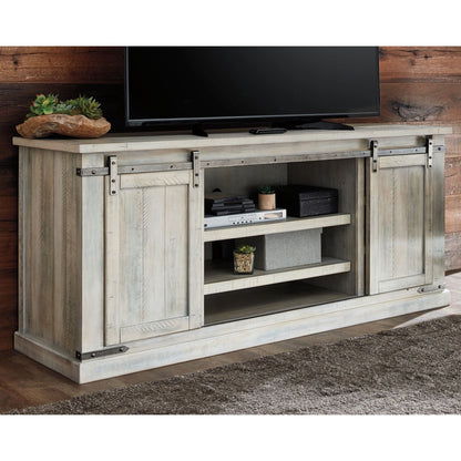Carynhurst TV Stand - Whitewash