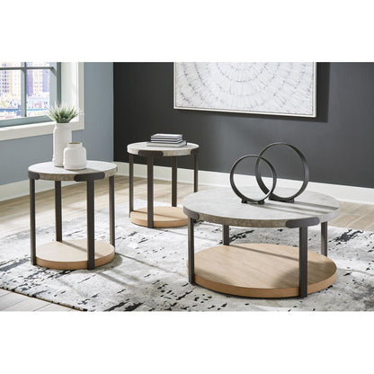 Darthurst 3 Pack Tables - Light Brown