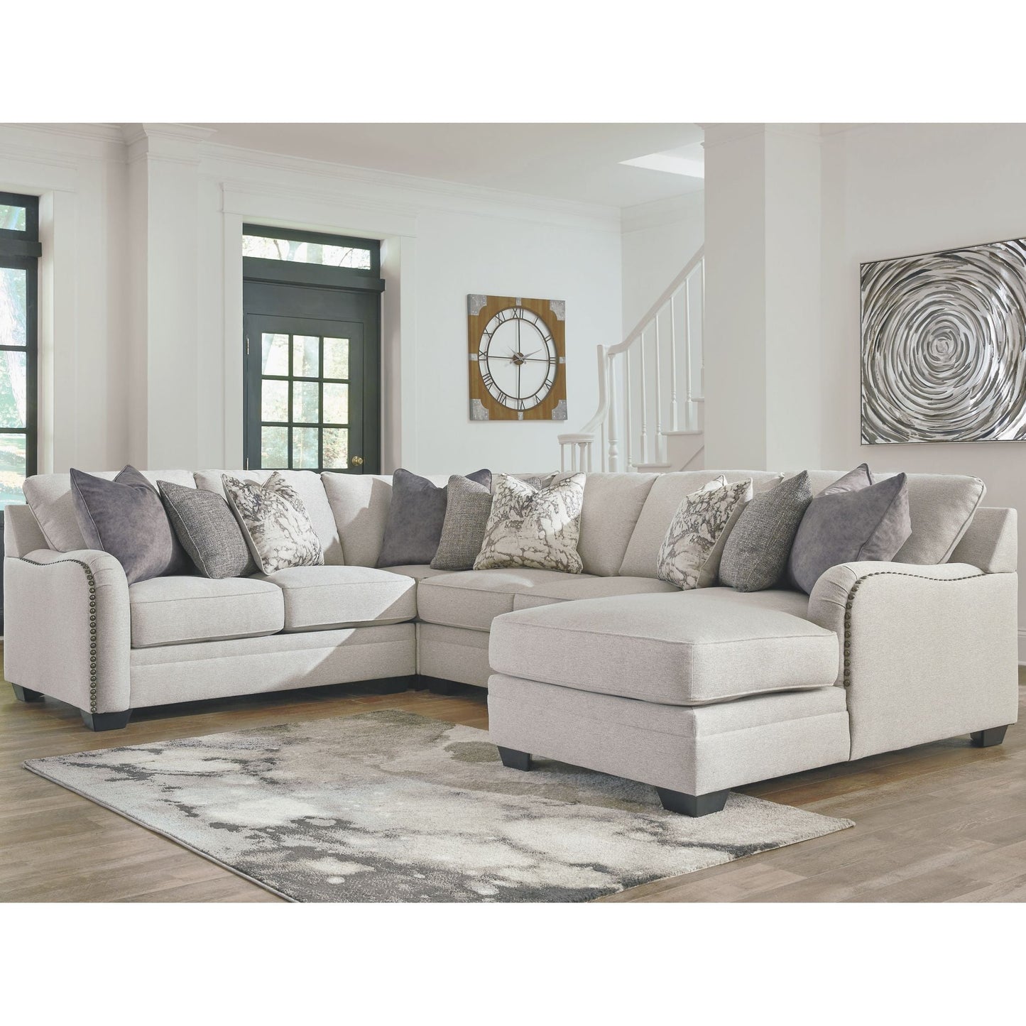 Dellara 4 Piece Sectional with Chaise