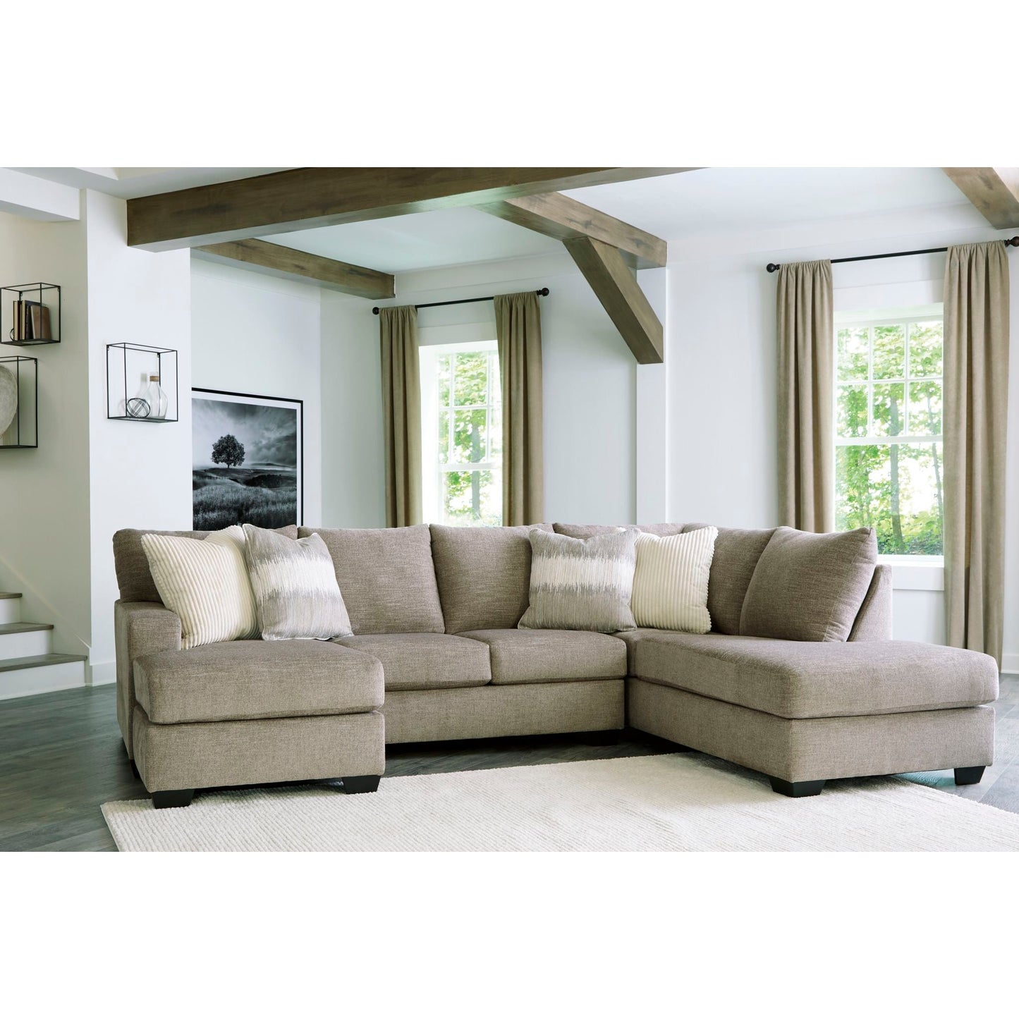 Creswell 2 Piece Sectional with Chaise