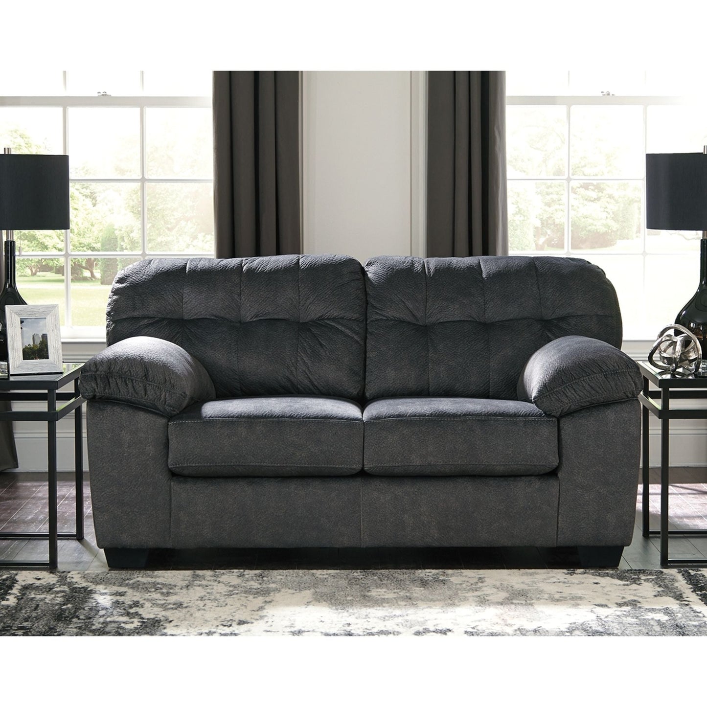 Accrington Loveseat - Granite