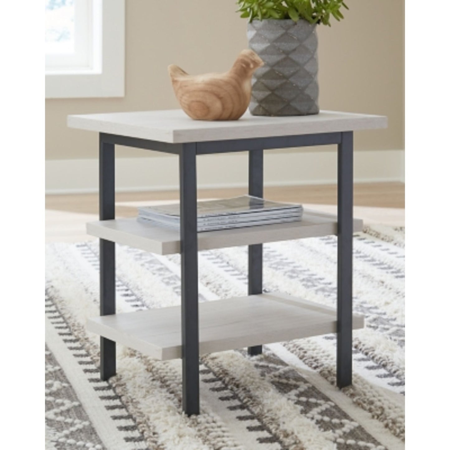Bayflynn End Table - Whitewash