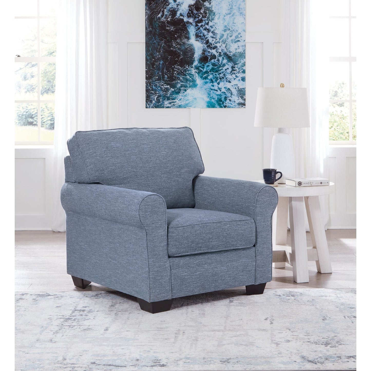 Carissa Manor Chair - Denim