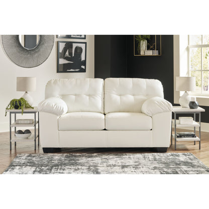 Donlen Loveseat - White