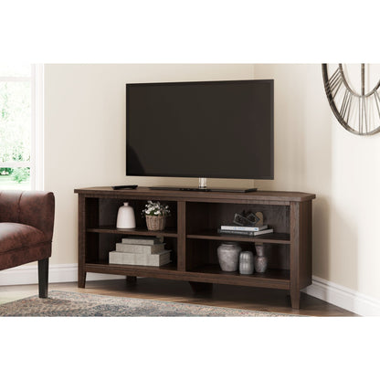 Camiburg TV Stand - Warm Brown