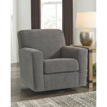 Alcona Swivel Chair - Charcoal