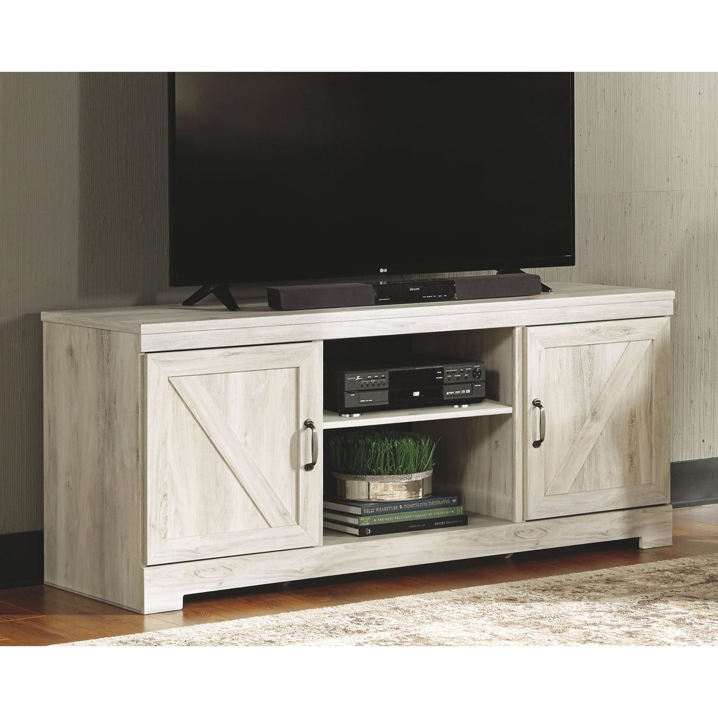 Bellaby TV Stand - Whitewash