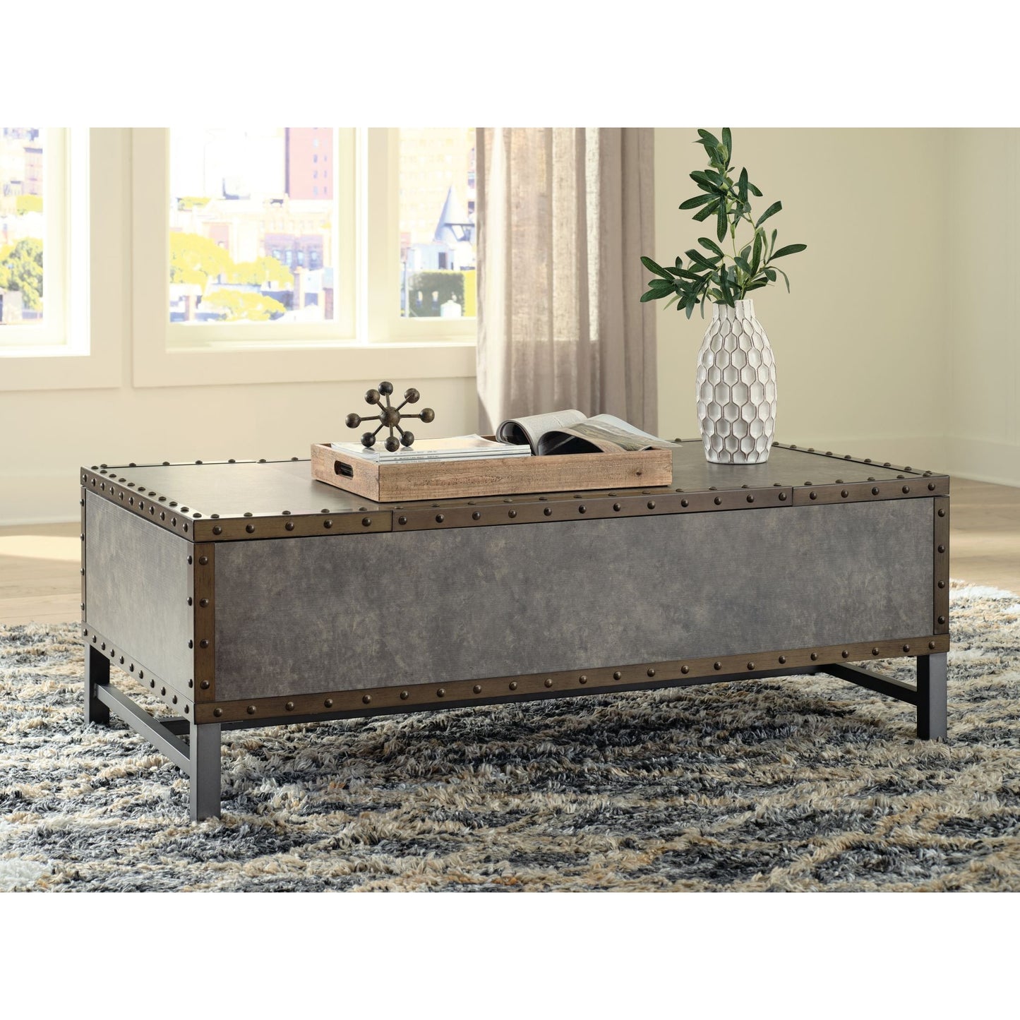 Derrylin Coffee Table - Brown