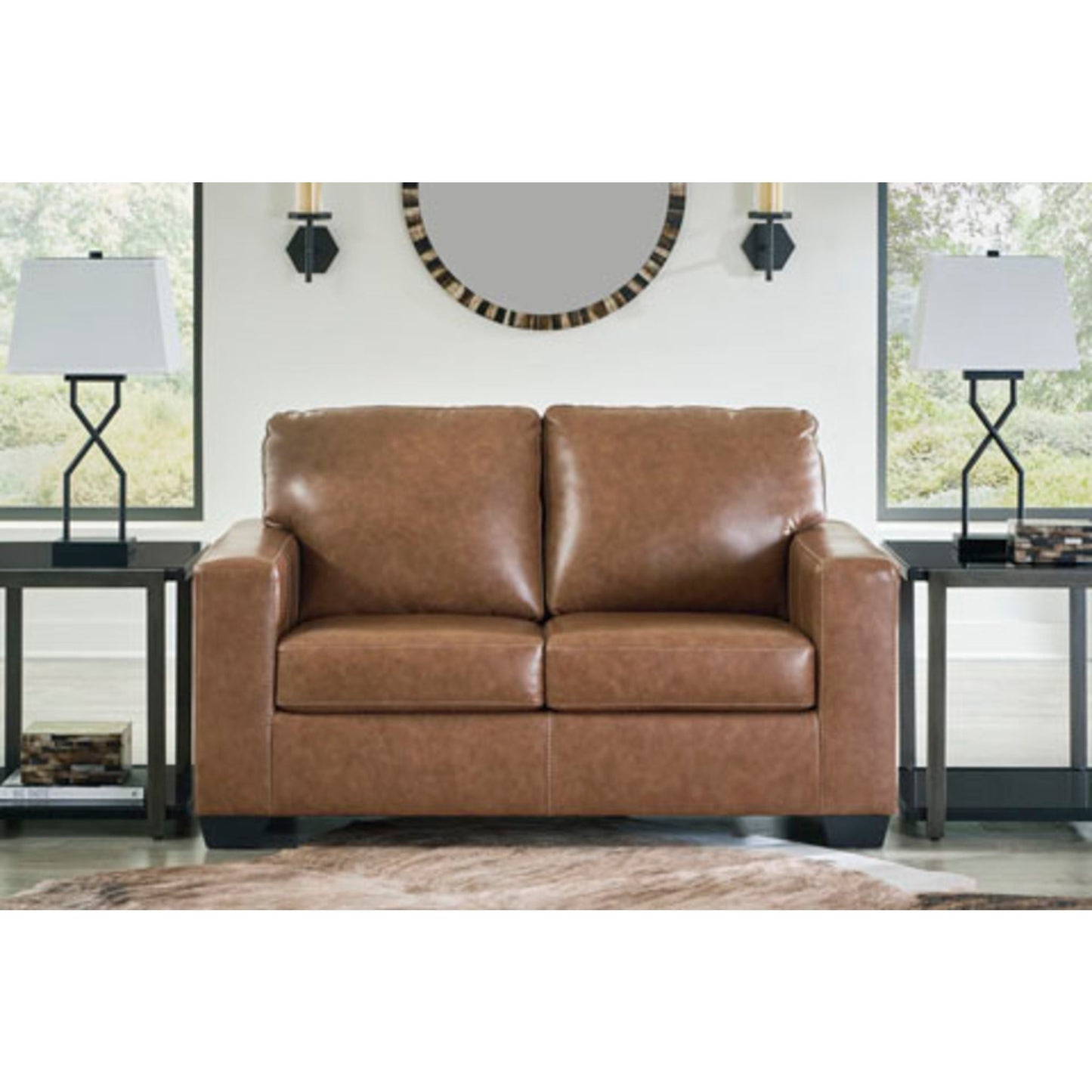 Bolsena Loveseat - Caramel