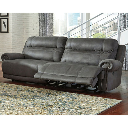 Austere Reclining Sofa - Gray