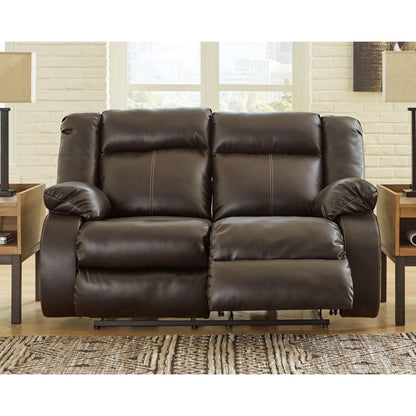 Denoron Power Reclining Loveseat - Chocolate