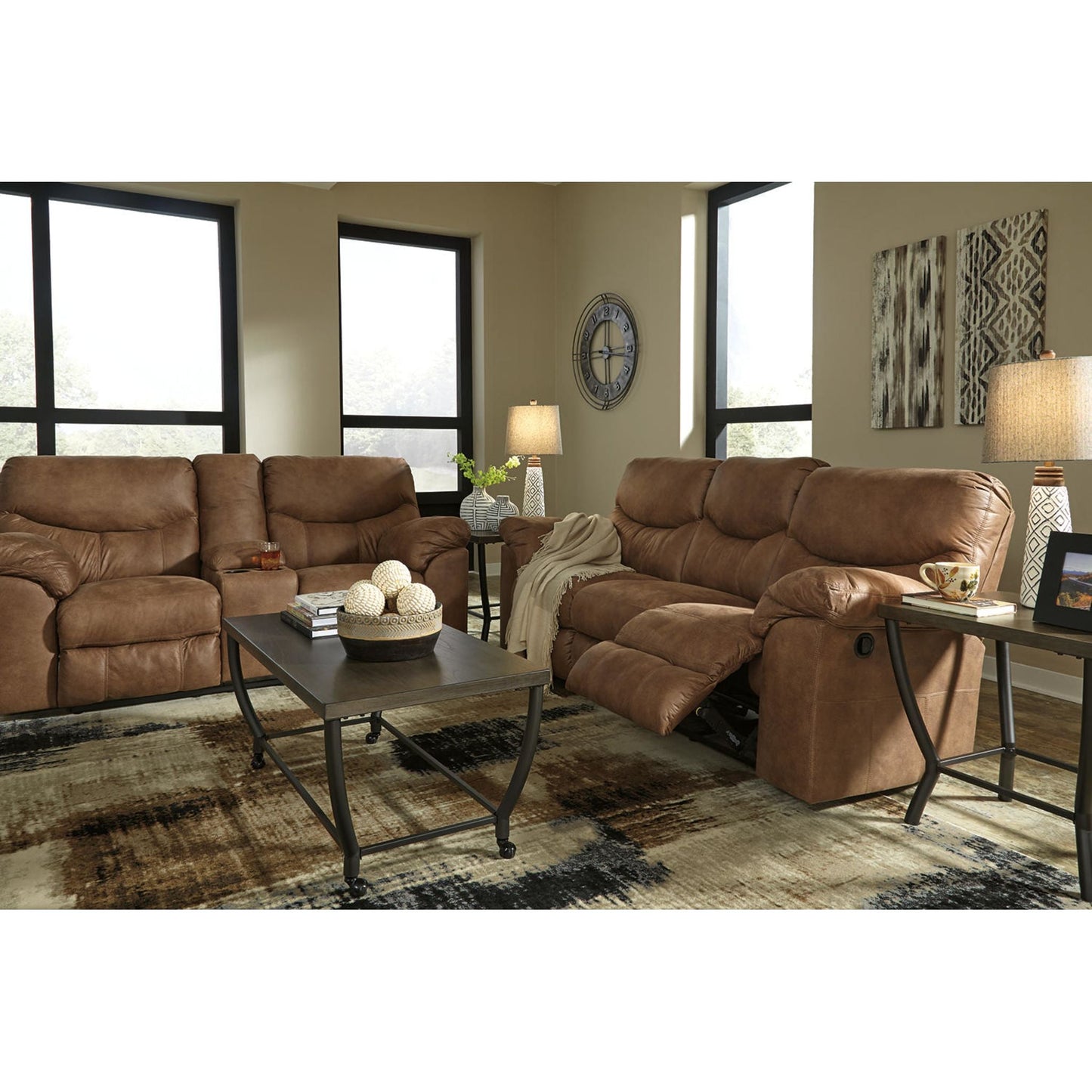 Boxberg Reclining Sofa - Bark