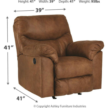 Boxberg Rocker Recliner - Bark