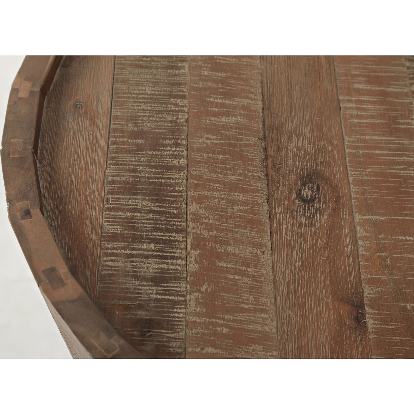Conundrum End Table - Grey Wash