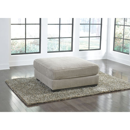 Ardsley Oversized Accent Ottoman - Pewter