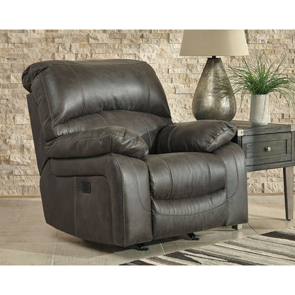 Dunwell Power Rocker Recliner - Steel