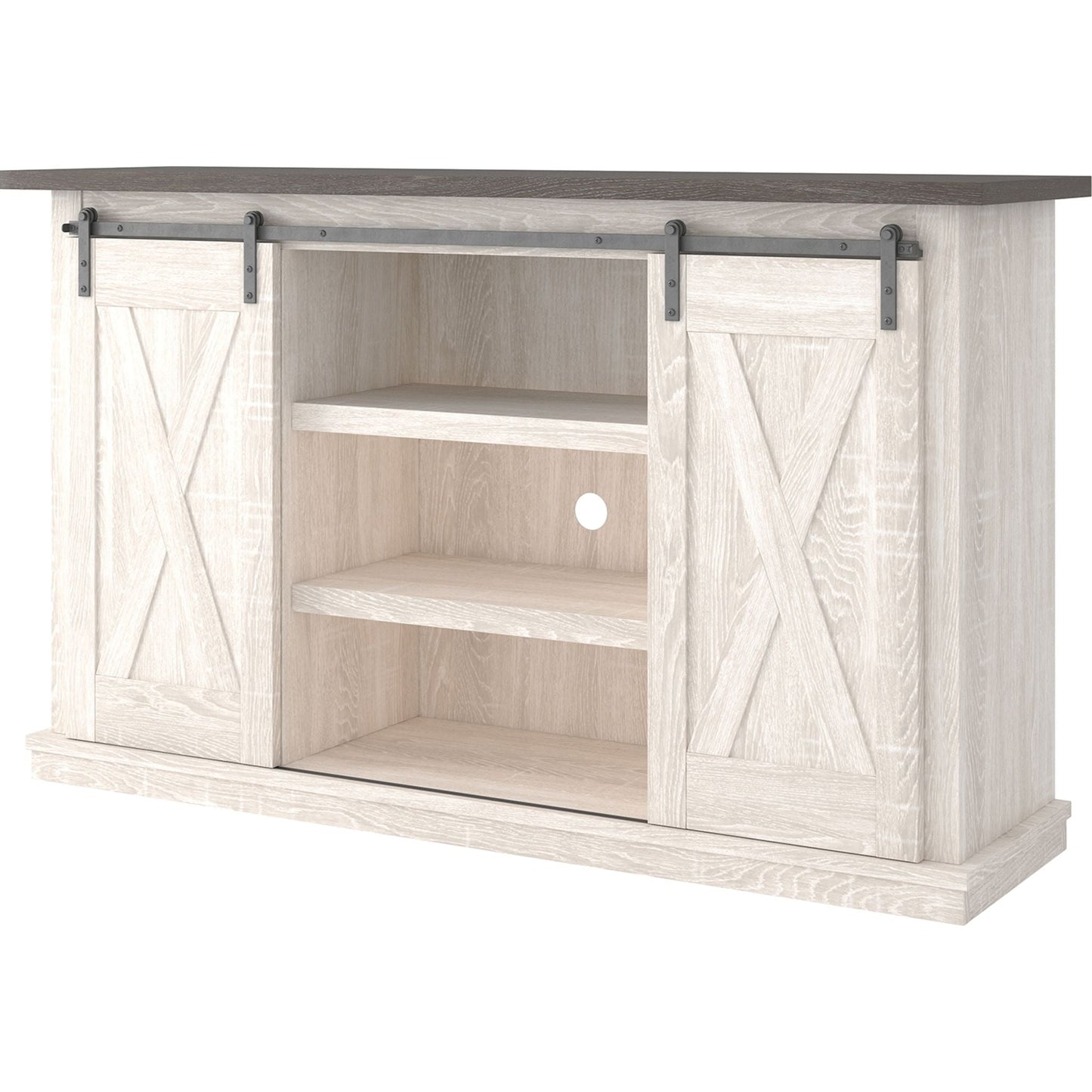 Dorrinson TV Stand - Two-tone