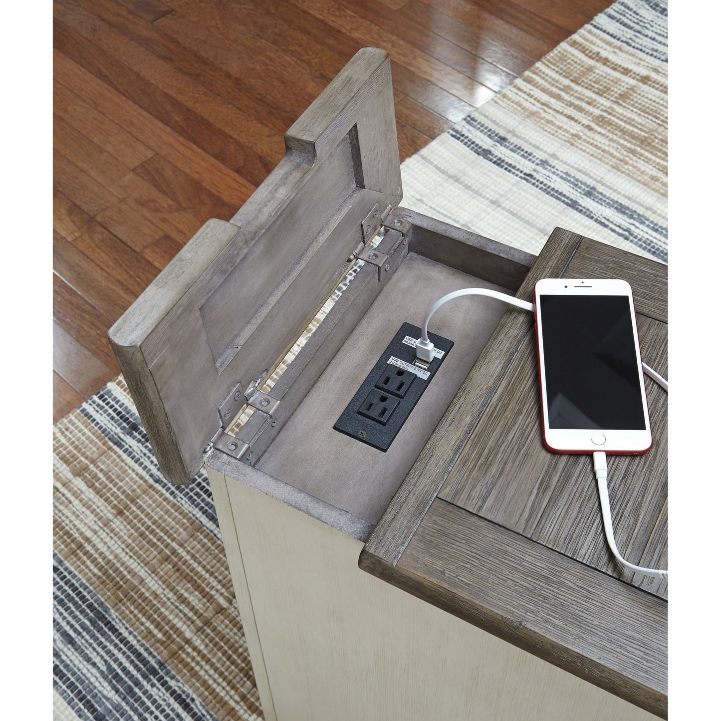 Bolanburg Chairside End Table - Two-tone