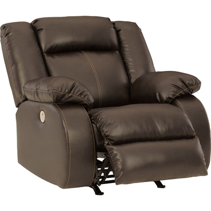 Denoron Power Rocker Recliner - Chocolate