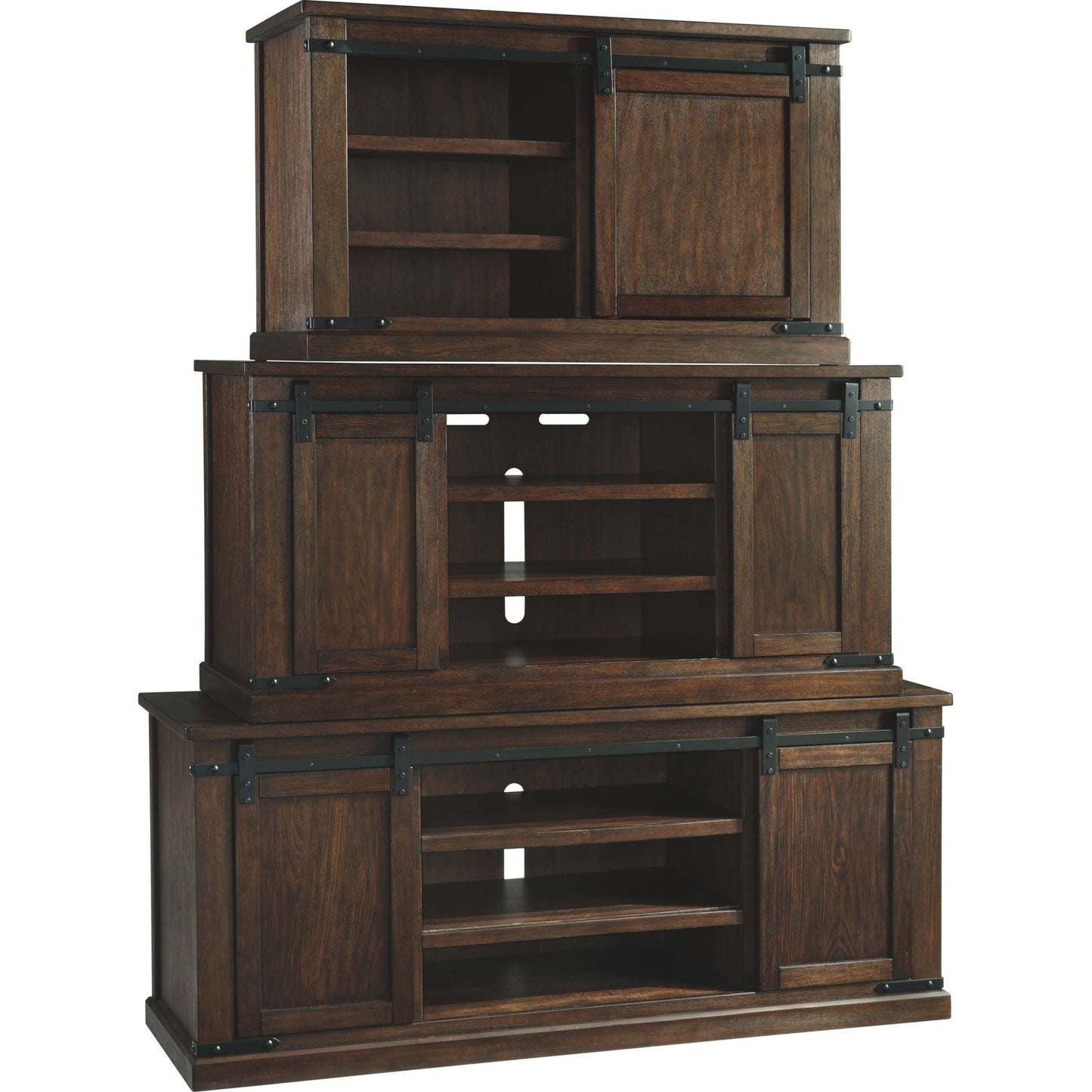 Budmore TV Stand - Rustic Brown