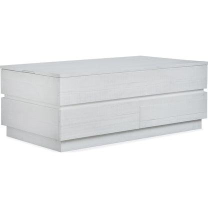Claudette Coffee Table - Alabaster