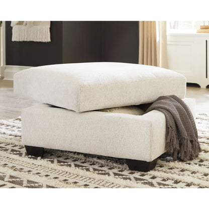 Brantley Storage Ottoman - Snow