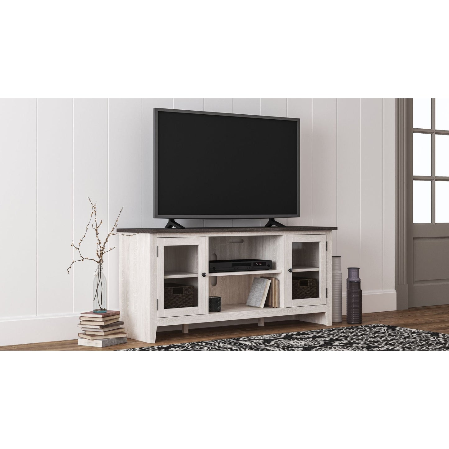 Dorrinson TV Stand - Two-tone