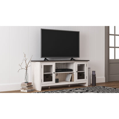 Dorrinson TV Stand - Two-tone