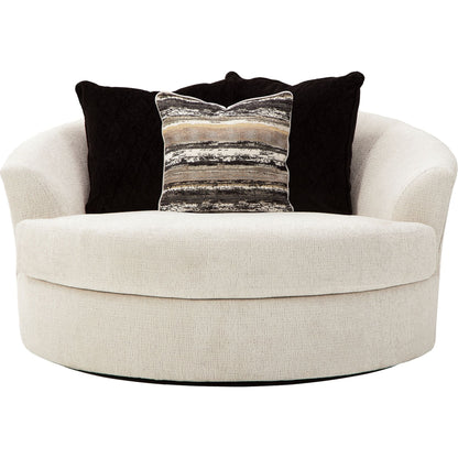 Cambri Swivel Chair - Snow