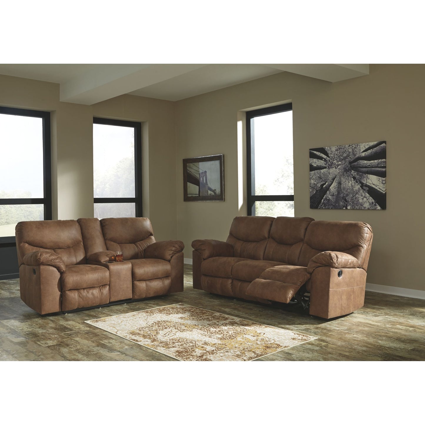 Boxberg Reclining Sofa - Bark