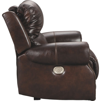 Buncrana Power Recliner - Chocolate