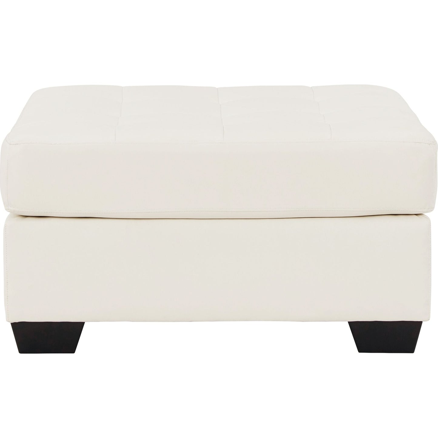 Donlen Oversized Accent Ottoman - White