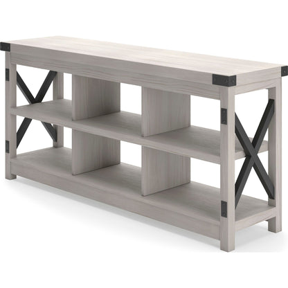 Bayflynn TV Stand - White/Black