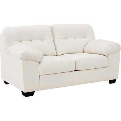 Donlen Loveseat - White