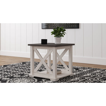 Dorrinson End Table - Two-tone