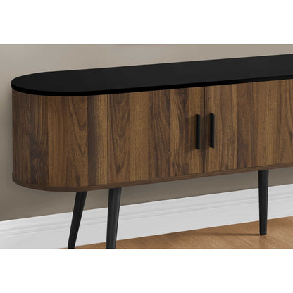 72 TV Stand - Black/Brown
