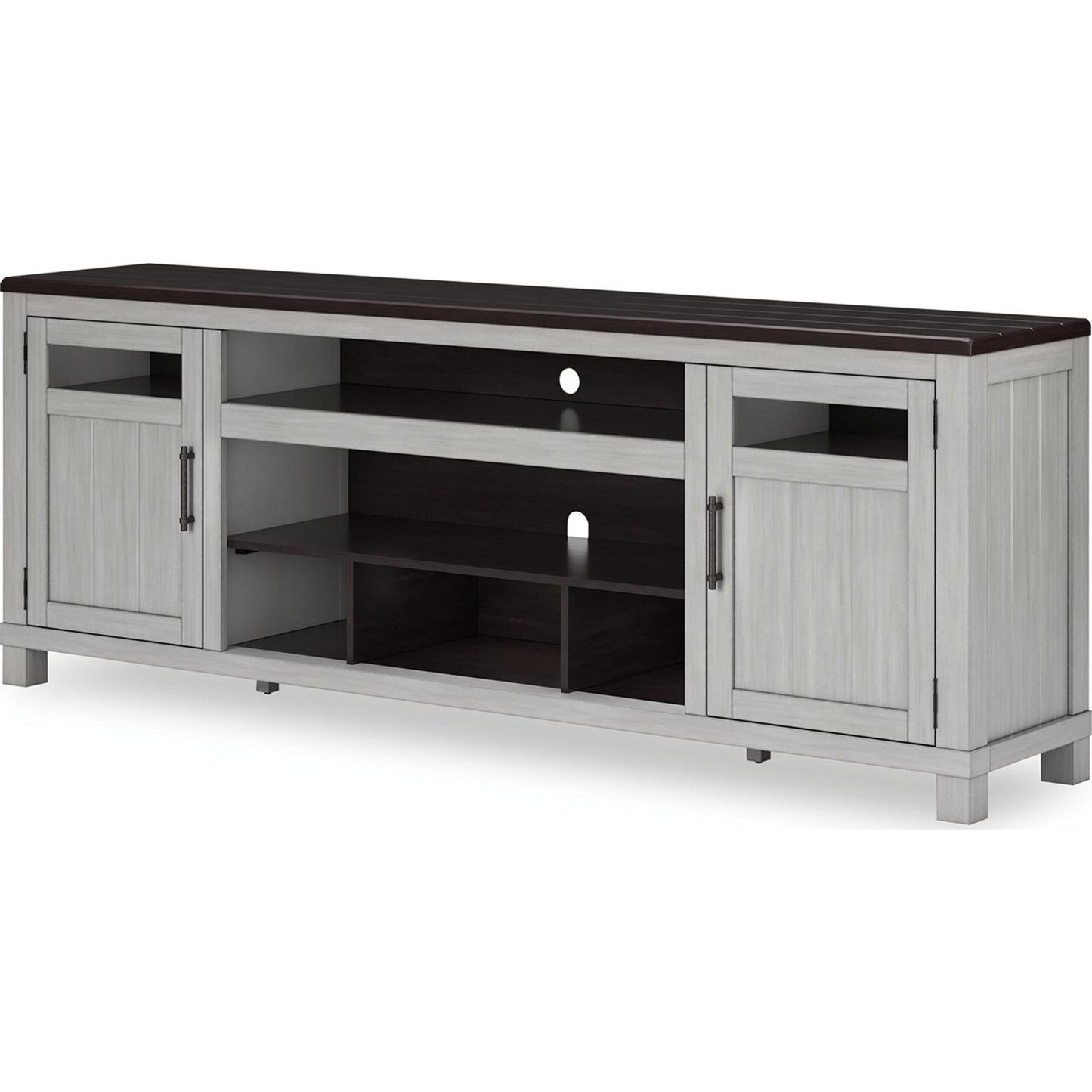 Darborn TV Stand - Gray/Brown