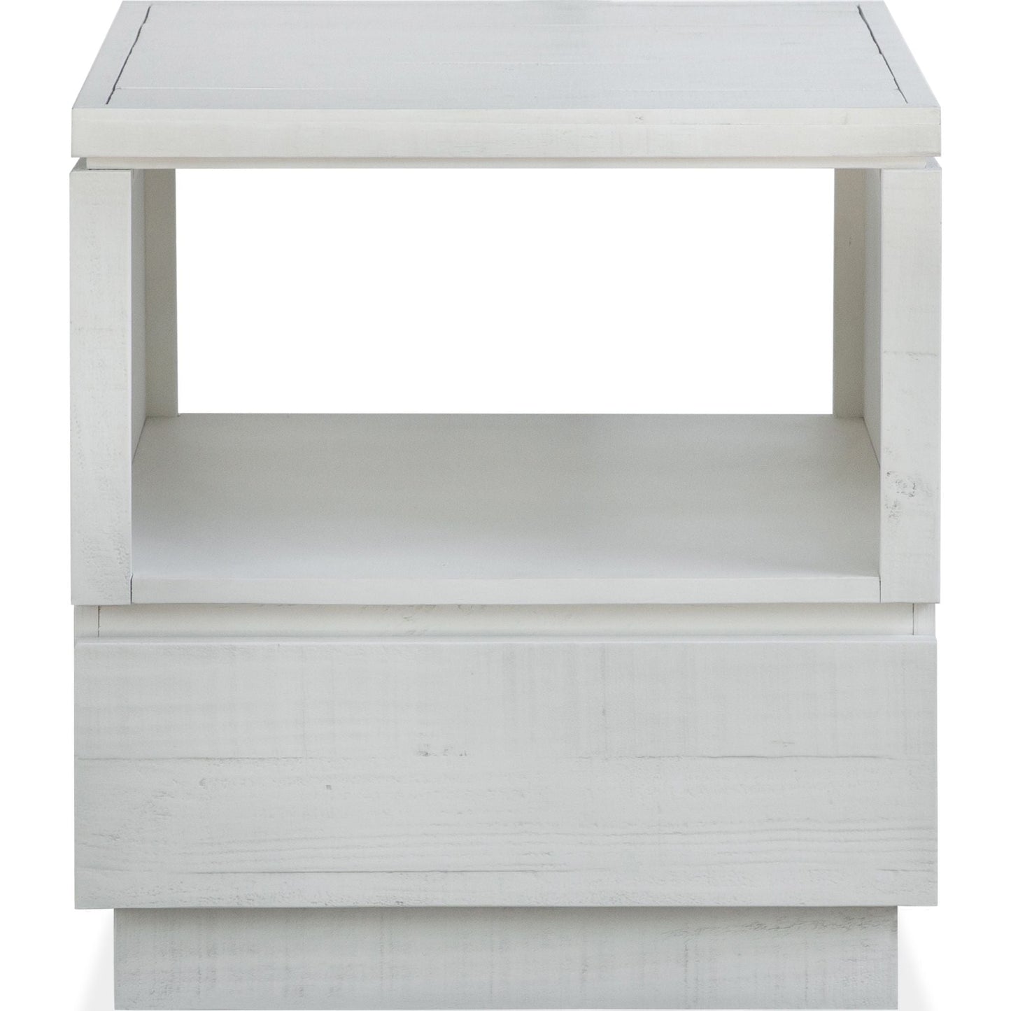 Claudette End Table - Alabaster