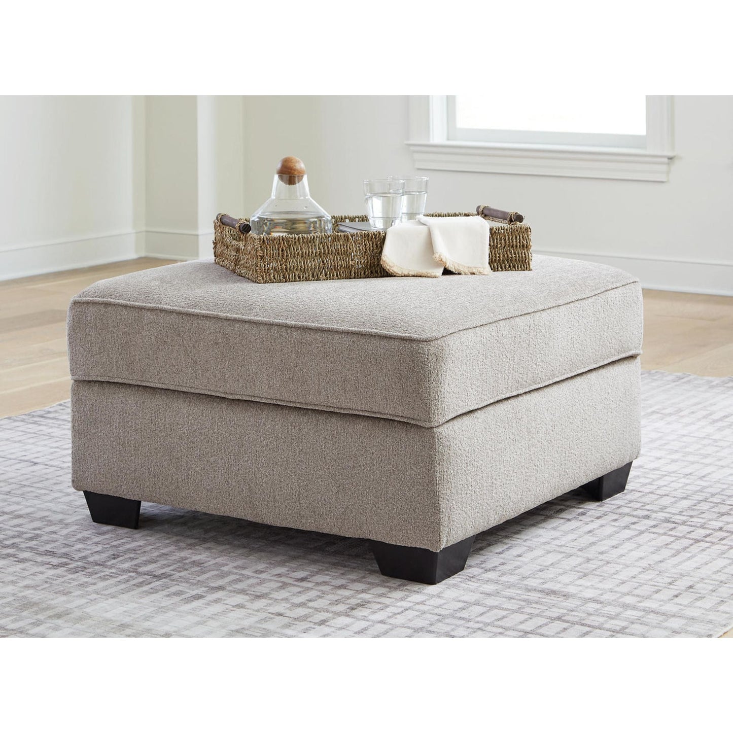 Claireah Storage Ottoman - Umber