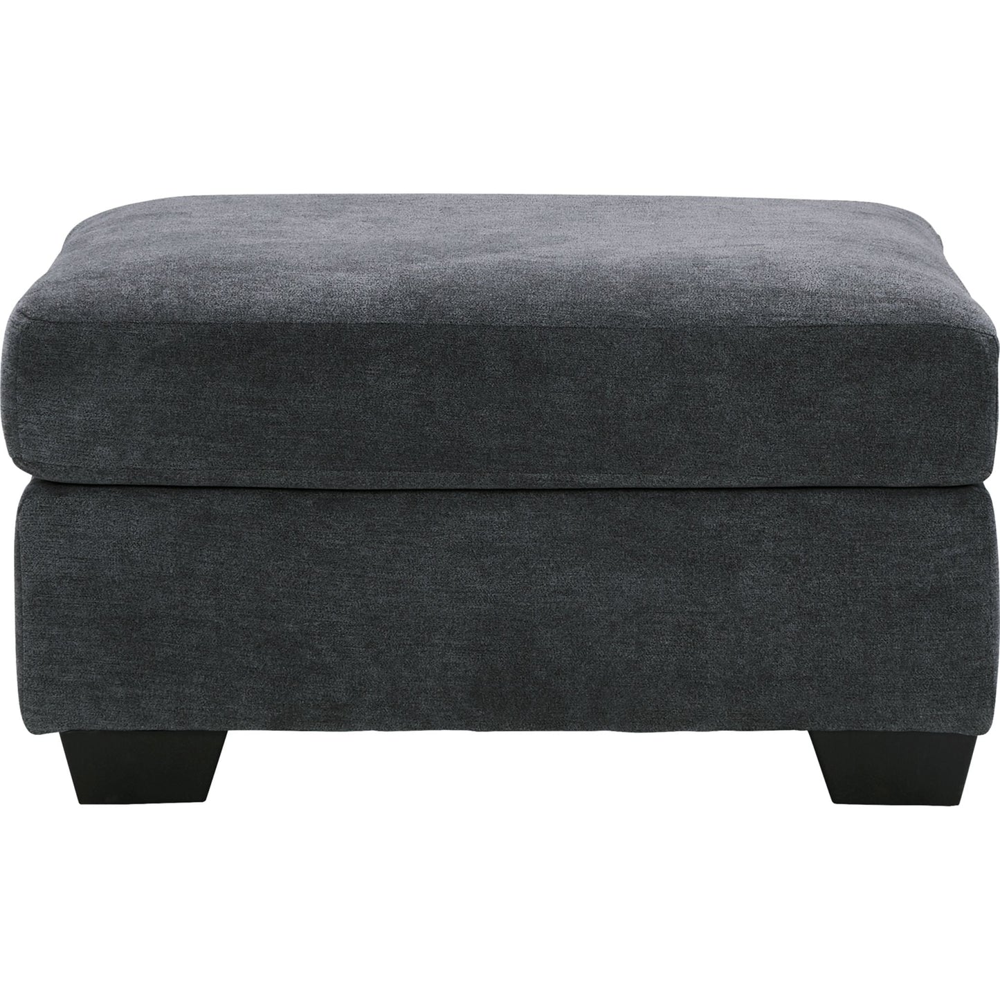 Ambrielle Oversized Accent Ottoman - Gunmetal
