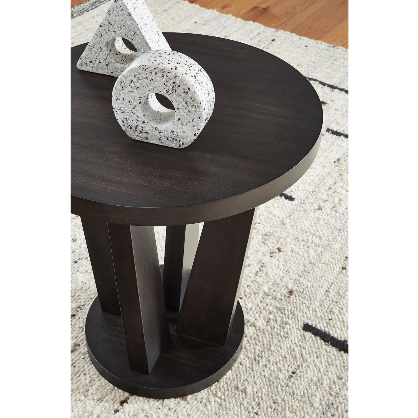 Chasinfield End Table - Dark Brown