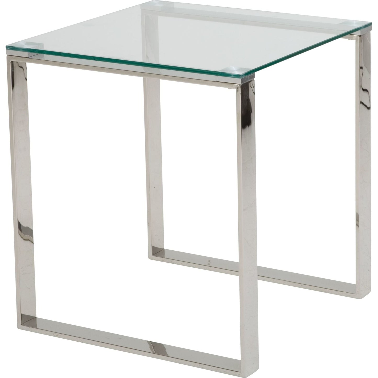 David End Table - Stainless Steel