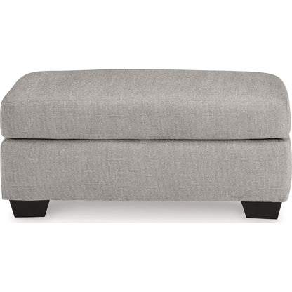 Avenal Park Ottoman - Flannel