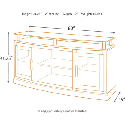 Chanceen TV Stand - Dark Brown