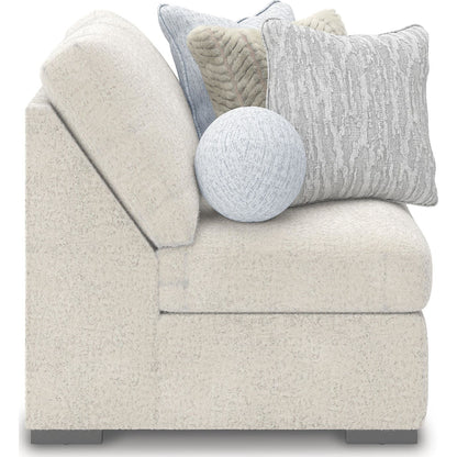 Cuddle Plush 8 Piece Modular Sectional with Ottomans - Arctic