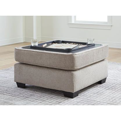 Claireah Storage Ottoman - Umber