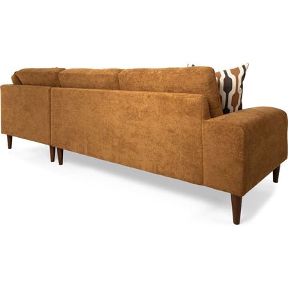 Abby 3 Piece Sectional - Zodiac Umber